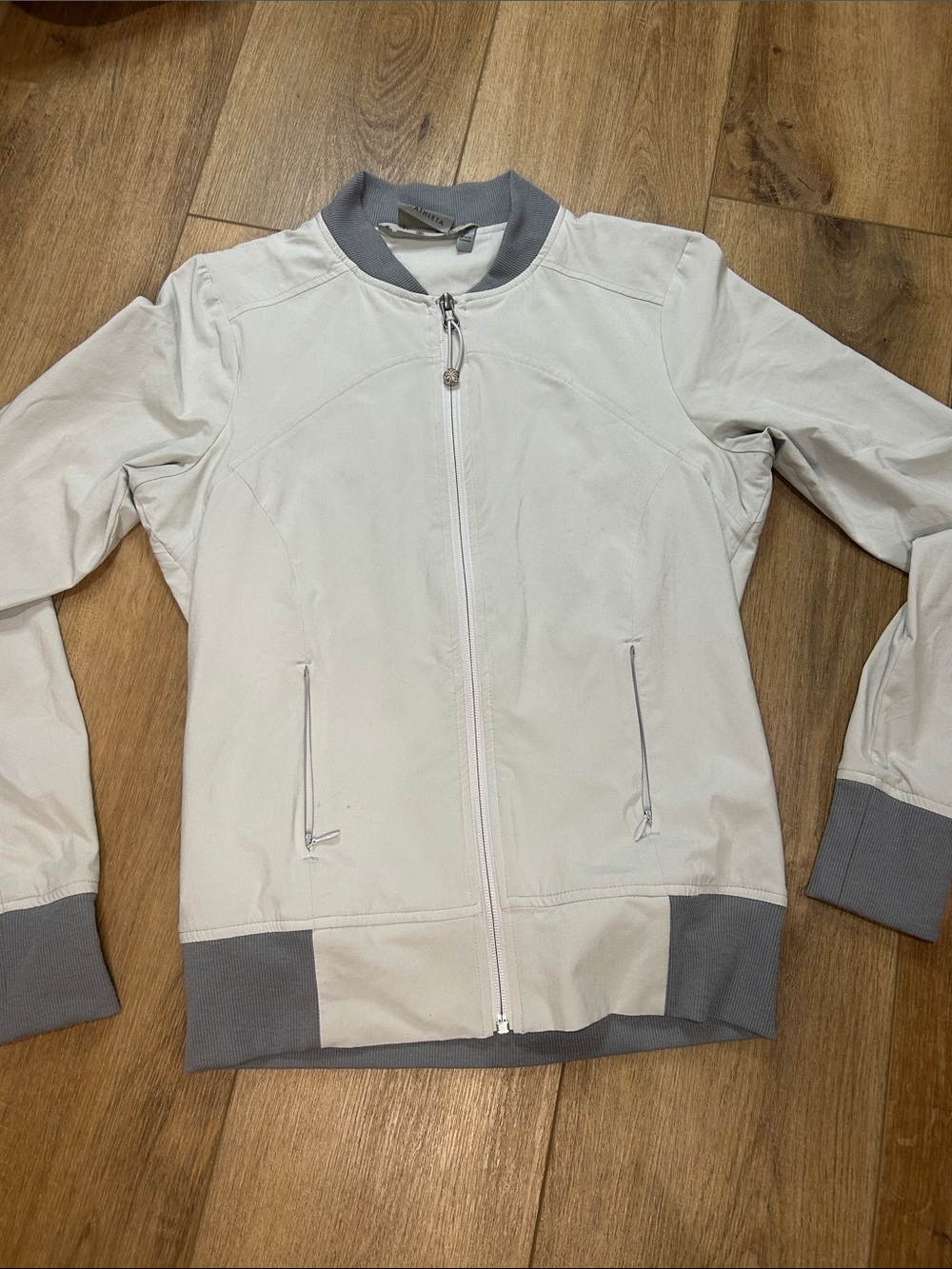 Athleta | Grey Zip Up | XS